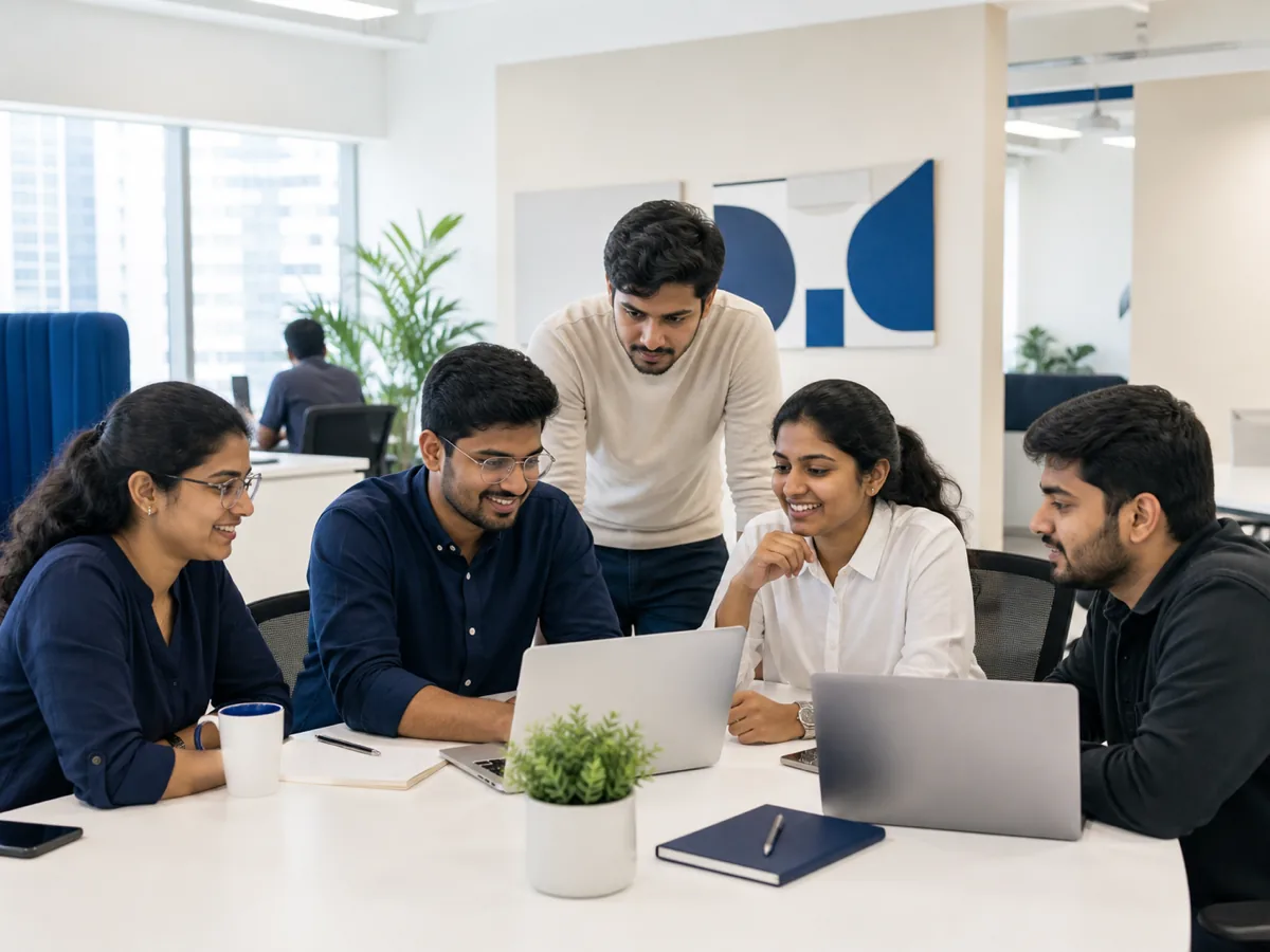 The Quantumix Software team at work in Bengaluru